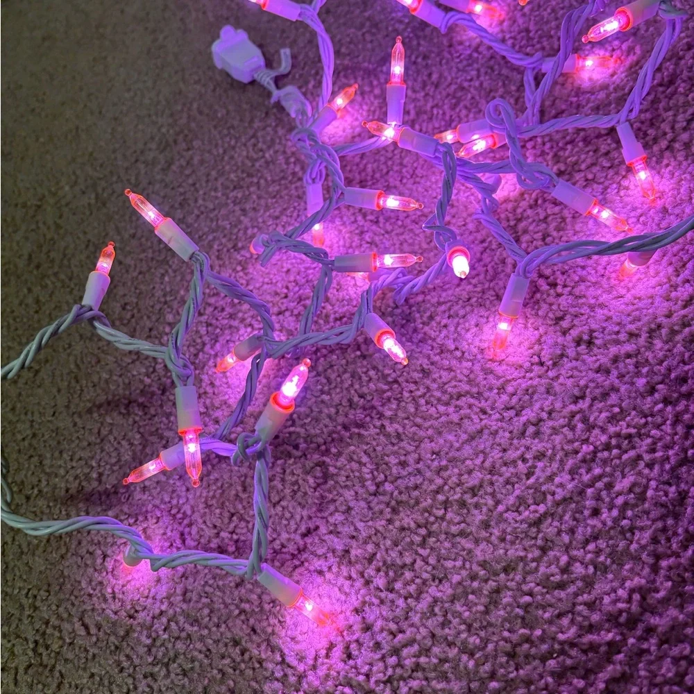 Pink String Lights